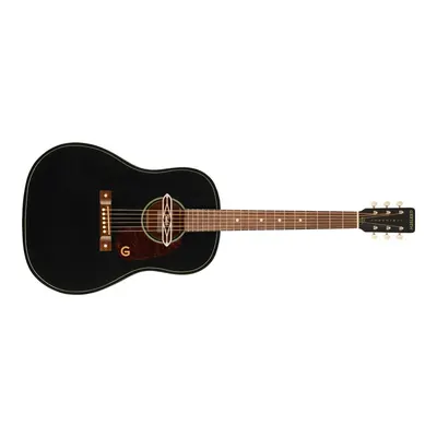 Gretsch Jim Dandy Deltoluxe Dreadnought Black Top Elektro Akustik Gitar