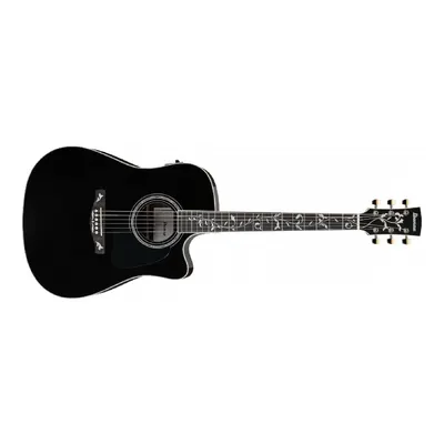 Ibanez Artwood AW391RCE BKF - Black High Gloss Elektro Akustik Gitar