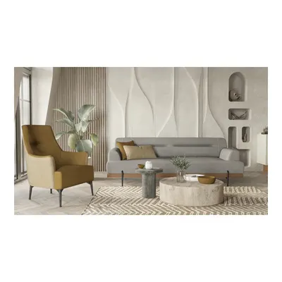Linen Koltuk Takımı - Gri