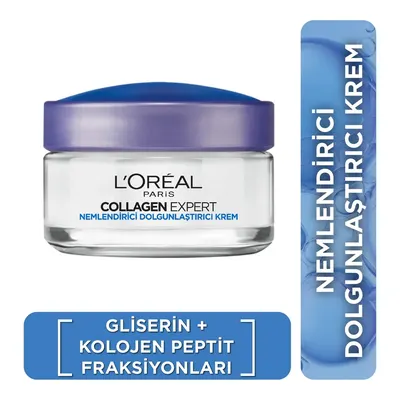 Loreal Paris Collagen Expert Kırışıklık Karşıtı Nemlendirici ve Dolgunlaştırıcı Yüz Bakım Kremi 50 ml