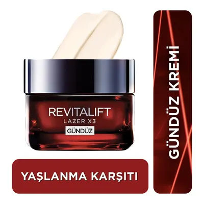 Loreal Paris Revitalift Lazer X3 Leke ve Kırışıklık Karşıtı Bakım Kremi 25GKF 50 ml