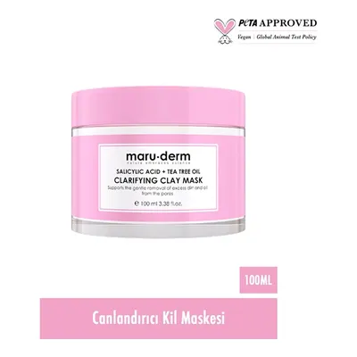 Maruderm Salisilik Asit + Çay Ağacı Yağı Kil Maskesi 100 ml