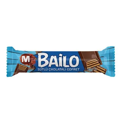 Bailo Sütlü Çikolata Kaplı Fındık Kremalı Gofret 35 G