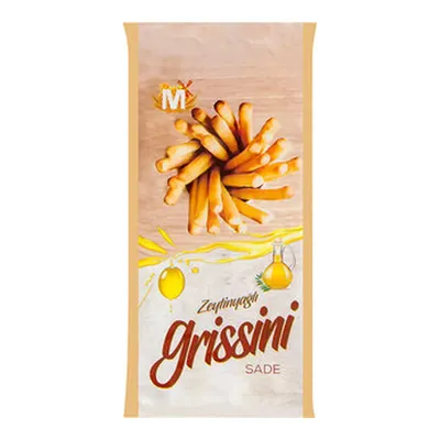 Zeytinyağlı Sade Grissini 125 G