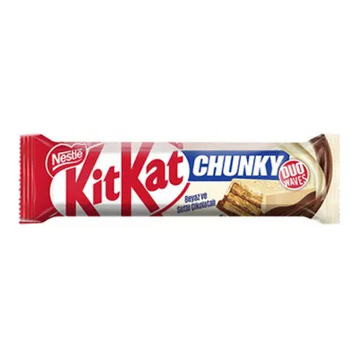 Nestle Kitkat Chunky Duo Çikolatalı Gofret 38 G