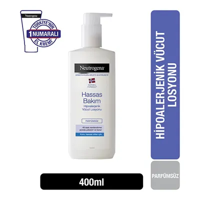 Neutrogena Deep Moisture Parfümsüz Vücut Losyonu 400 ml