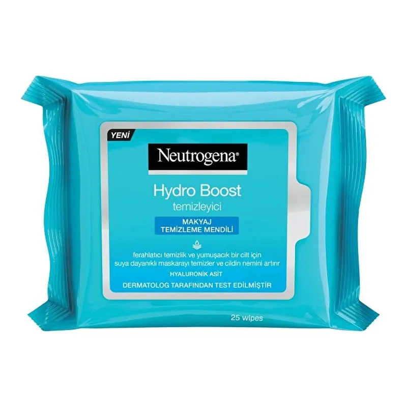 Neutrogena Hydro Boost Makyaj Temizleme Mendili 25 Adet, görsel 1