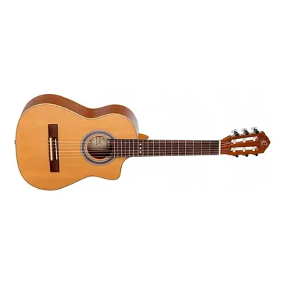 Ortega RQ39E Requinto Series Cutaway Natural 1/2 Elektro Klasik Gitar