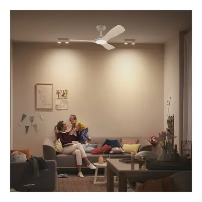 Philips Olas Lambalı Tavan Vantilatörü 30 (Fan) + 24 (Işık) W