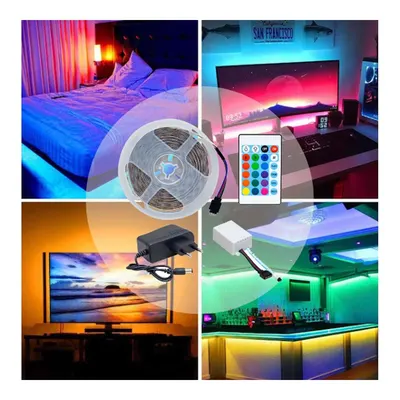 Ensun Rgb 4.5 Metre Renkli Uzaktan Kumandalı Şerit Led