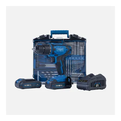 Scheppach C-DTB74/1-X 20V 2x2AH Akülü Vidalama (74 Parça Aksesuar Seti Dahildir)