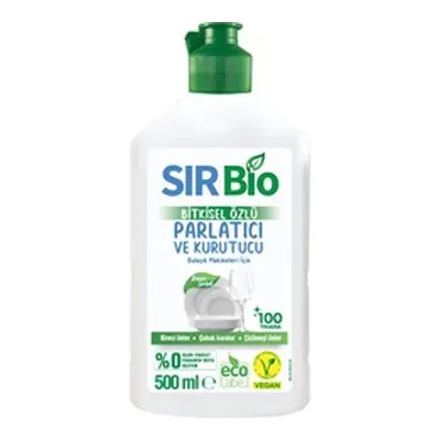 Sır Bio Bitkisel Özlü Bulaşık Makinesi Parlatıcı Kurutucu 500 Ml