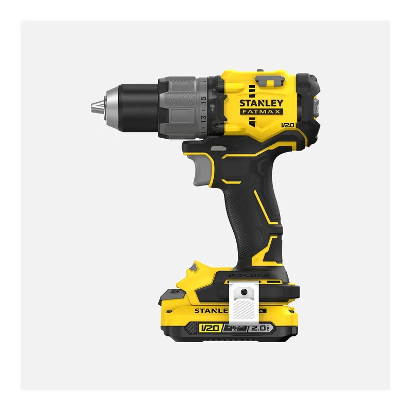Stanley Sfmcd726D2K-Qw 2Ah Çift Akülü Fırçasız Darbeli Matkap, görsel 1