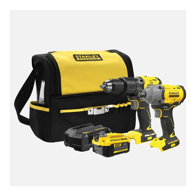 Stanley SFMCK217M1S-QW 18V Akülü Darbeli Matkap ve Somun Sıkma 2'li Set (SFMCD715 SFMCF920 4 Ah.Hızlı Şarj Aleti (SFMCB14), görsel 1