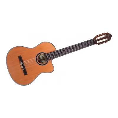 Valencia VC774TCE Naturel Mat İnce Kasa Elektro Klasik Gitar
