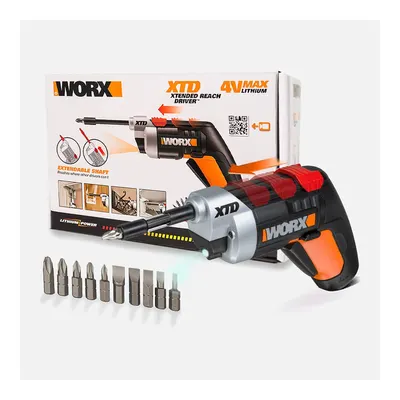 Worx WX252 4 V 1.5 Ah Tek Akülü Li-ion Darbesiz Akülü Vidalama + 10 adet Bits Uç