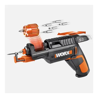 Worx WX255 4 V 1.5 Ah Tek Akülü Li-ion Darbesiz Akülü Vidalama + Vida Tutucu